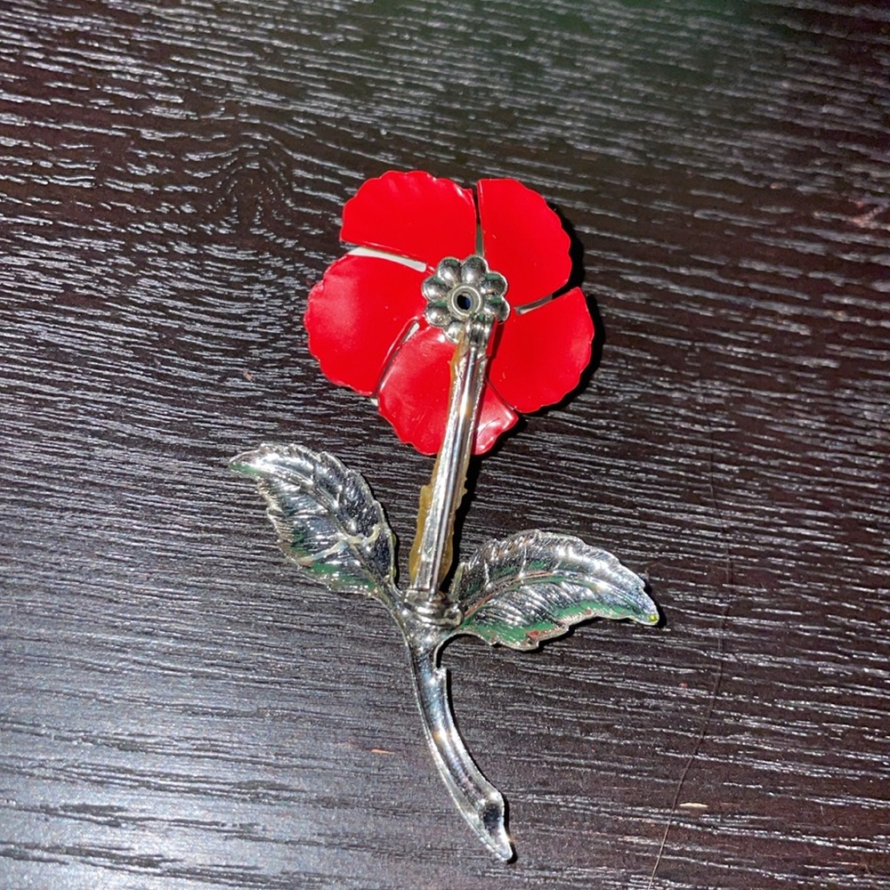 Vintage 1990’s Rose Brooch - Picture 2 of 2